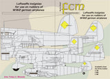 FCM Luftwaffe Insignias for use on rudders of WWII German airplanes