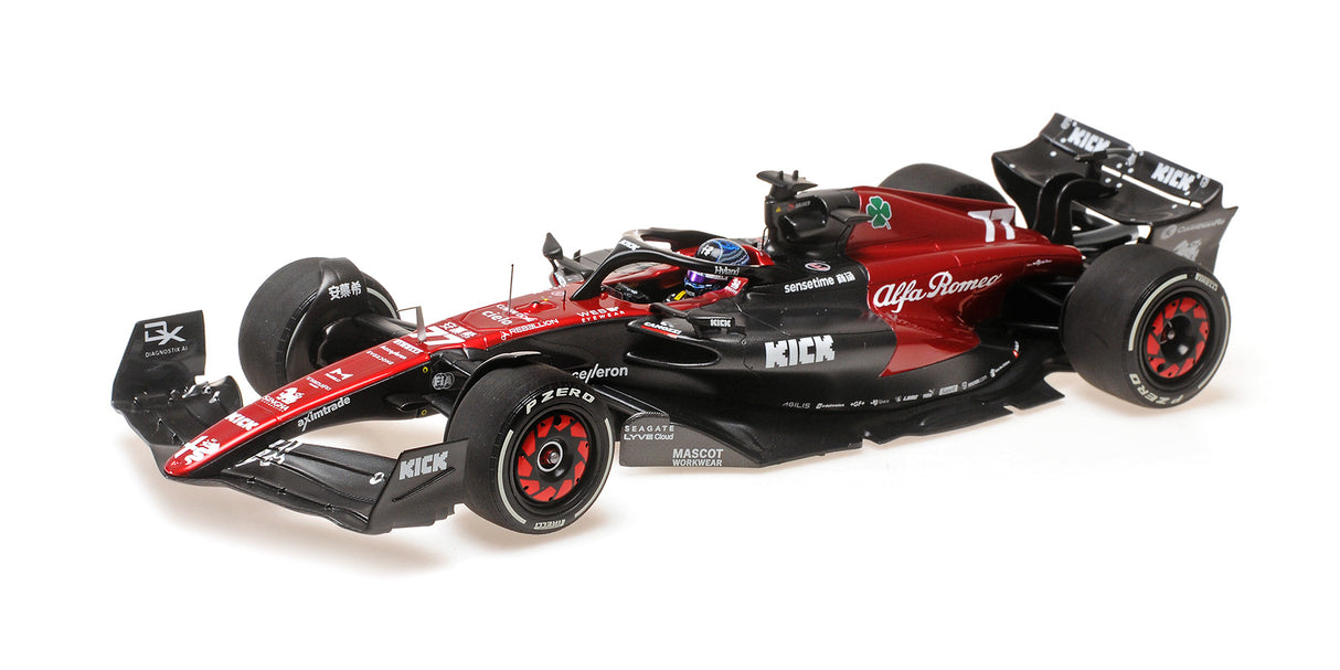 Minichamps Die Cast Collectables - 1:18 Alfa Romeo F1 Team Stake C43 - Valtteri Bottas - 2023