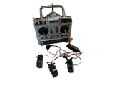 Futaba 35mhz Skysport  6 Transmitter with R147F Receiver and 3 servos with Switch Harness - SECOND HAND