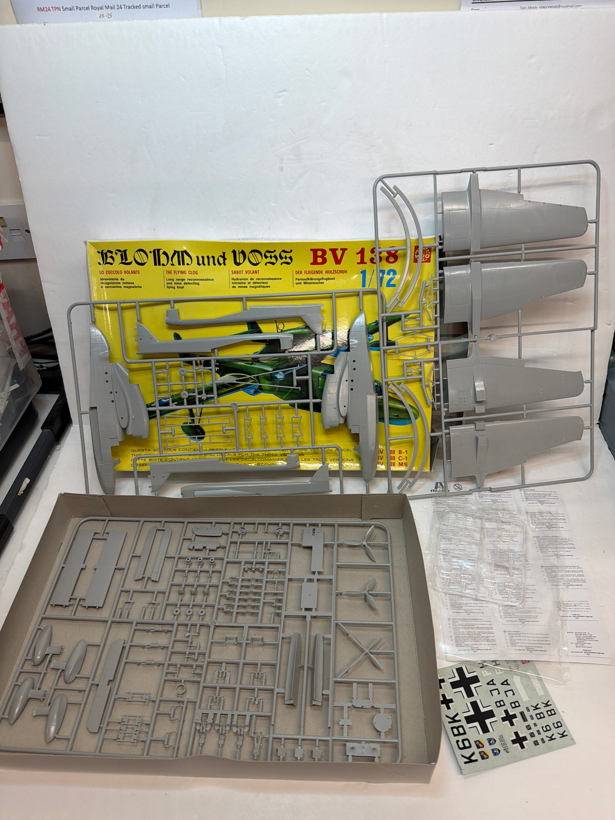 Supermodel 10-017 Blohm und Voss Bv 138 — 1:72 Plastic model aircraft kit no manual