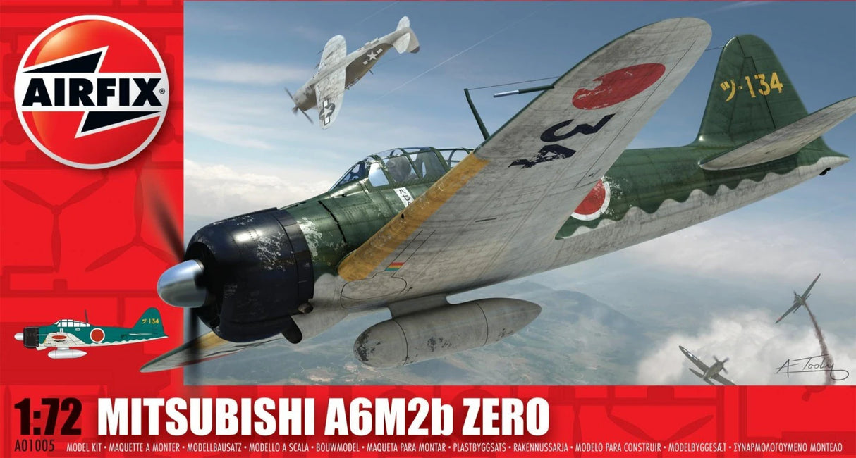 Airfix 1/72  Mitsubishi A6M2b Zero Kit A01005