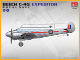 PM Model 1/72 Beech C-45 Expeditor (Royal Navy) Kit PKPM308