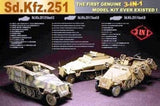 AFV Club 1:35 Sd.Kfz.251/21 Ausf. C / Sd.Kfz.251/7 Ausf. D / Sd.Kfz.251/1 Ausf. D