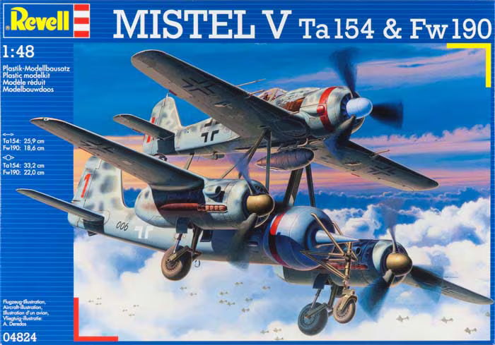 Revell 1/48 Mistel V Ta154 & Fw190 kit 04824