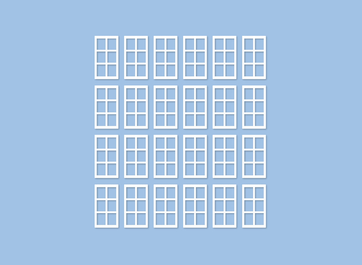Signal Box Window Mouldings (pair)