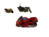 SECOND HAND TOY MOTOR BIKES x 3
