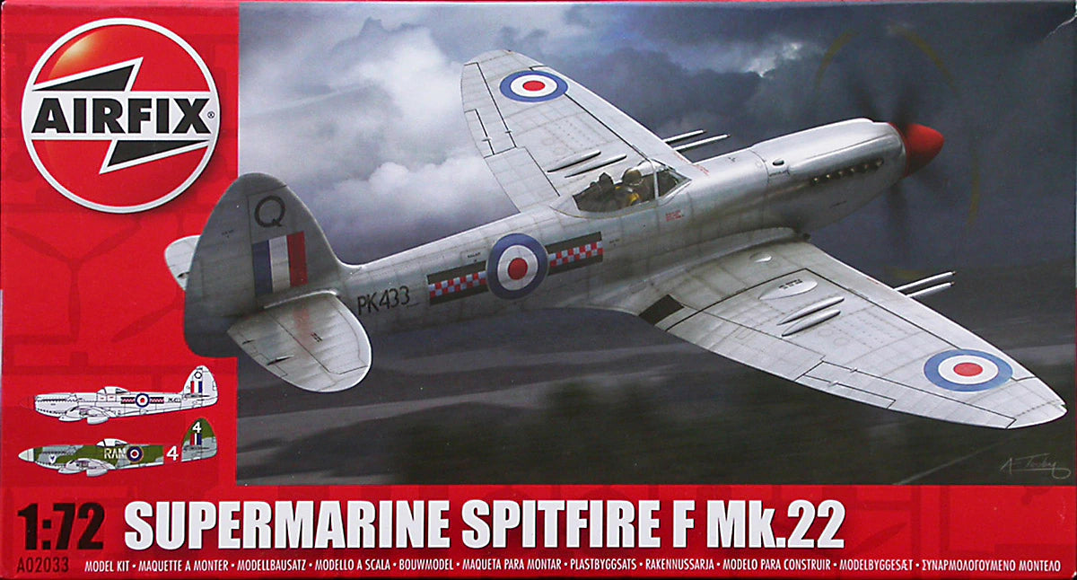 Airfix 1/72  Supermarine Spitfire F Mk.22 Kit A02033