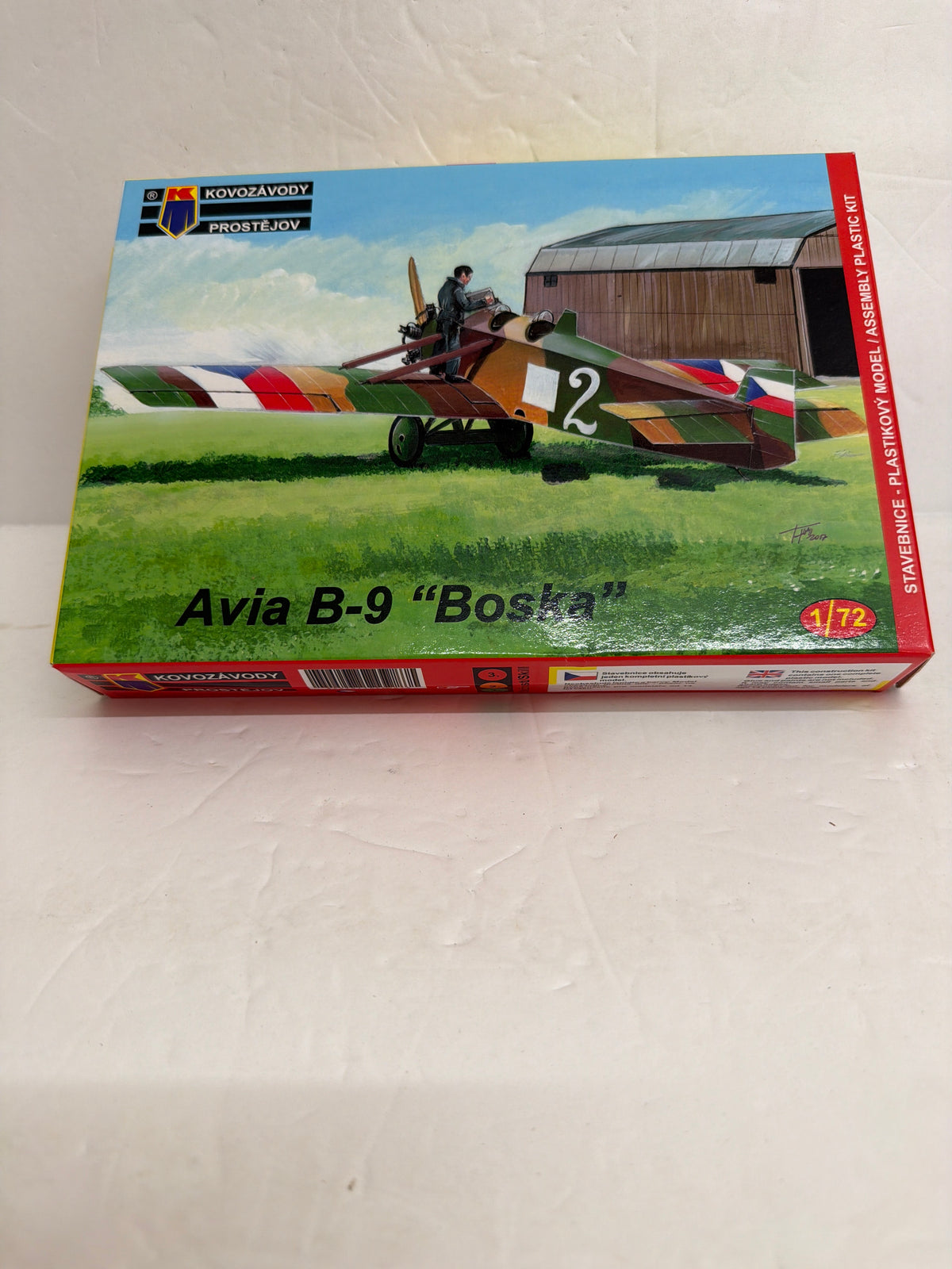 KPM Kovozavody Prostejov Hobby Plastic Model Kit Avia BH-9 Military — 1:72