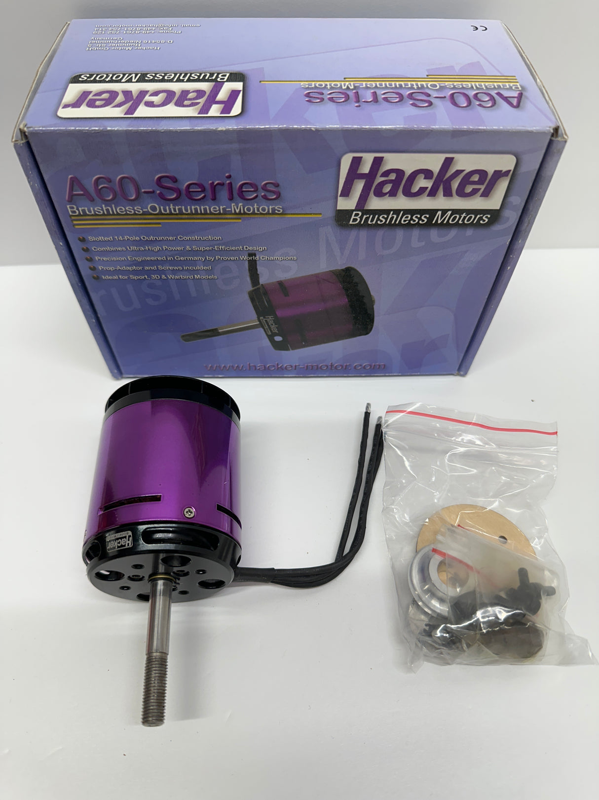 Hacker A60-20M  kv170 Outrunner Brushless Motor