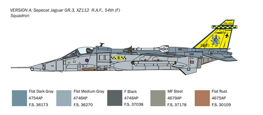 Italeri 1/72 Jaguar GR.1/GR.3 RAF