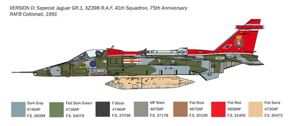 Italeri 1/72 Jaguar GR.1/GR.3 RAF