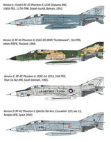 ITALERI 1/72 McDonnell Douglas RF-4C/E Phantom II kit 1477