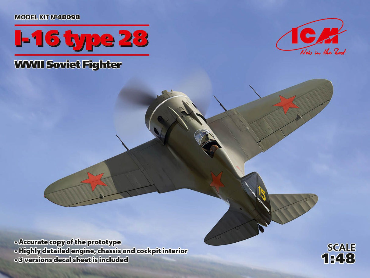 ICM 1/48 I-16 type 28 48098