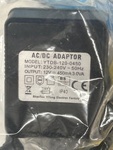 AC/DC Adaptor YTDB-120-0450 12v 450mA 3.0VA Charger