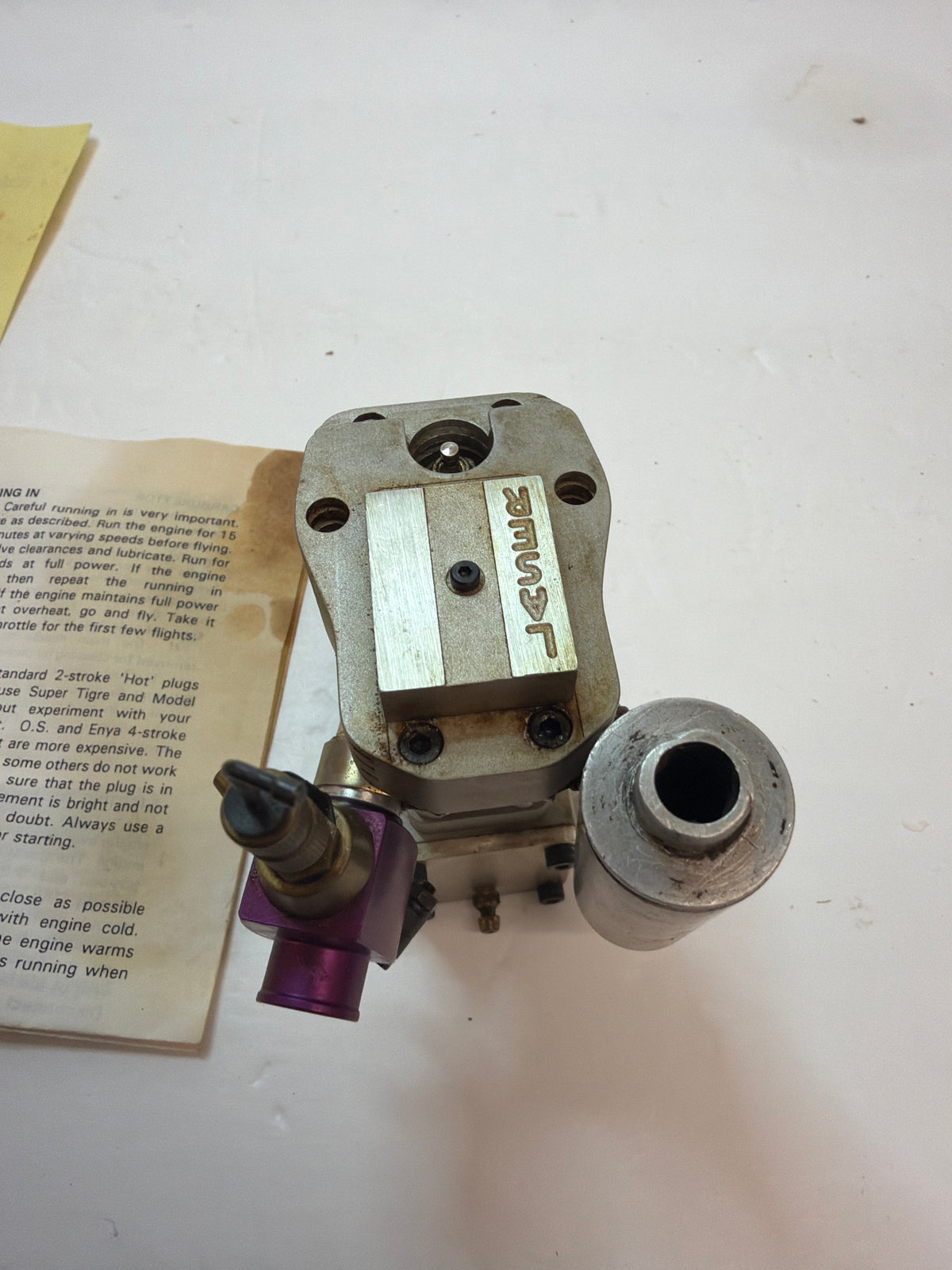 Second Hand engine Glow 4-stroke  Laser 70