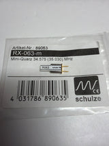 Schulze Receiver Crystal  quartz mini / 35MHz / channel 63 35.030