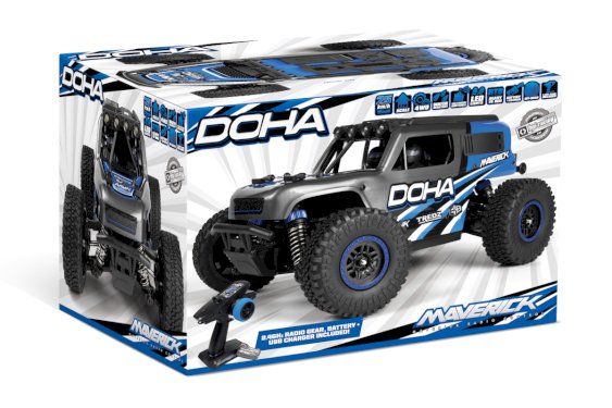 Maverick RC Maverick Doha 1/20 4WD Electric Truck -Blue - FOR PRE ORDER - DUE EARLY DECEMBER