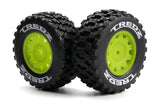 Maverick Wheel And Tire set (Fluora geen/ 2pcs)