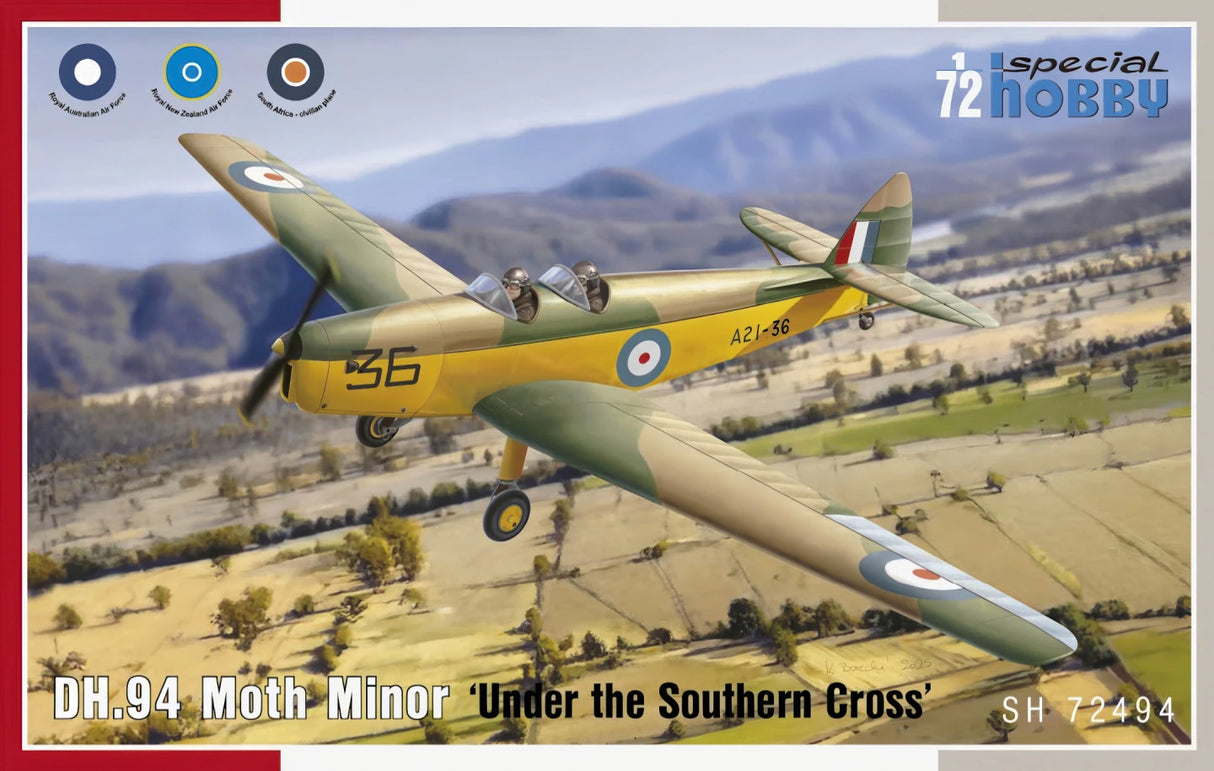 Special Hobby 1/72 DH.94 Moth Minor (Under the Southern Cross) Kit 72494