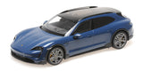 Minichamps Die Cast Collectables - 1:18 2021 Porsche Taycan Cross Tourismo Turbo S - Blue Metallic