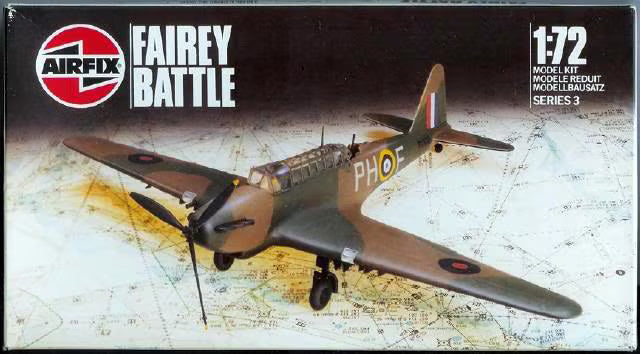 Airfix 1:72 Vintage Fairey Battle Kit 03032