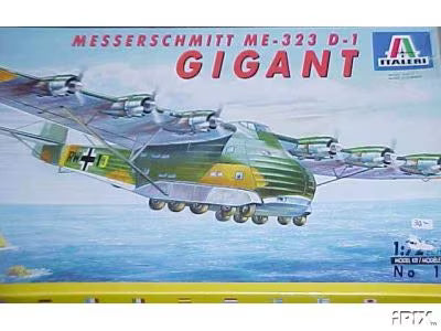 Italeri 1/72 Messerschmitt ME-323 D-1 Gigant Kit 104 - Vintage Kit - worn box