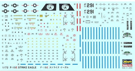 Hasegawa 1:72 F-15E Strike Eagle Kit HAE10