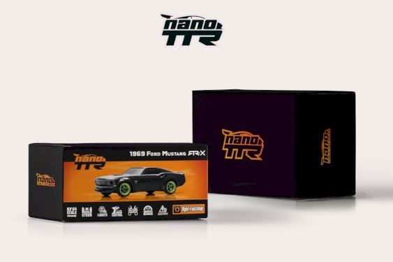 HPI 1/64 Racing nano-TTR 1969 Ford Mustang RTR-X - PRE ORDER - EXPECTED SHORTLY