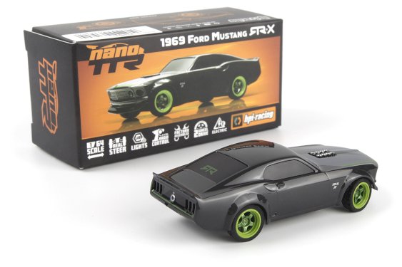 HPI 1/64 Racing nano-TTR 1969 Ford Mustang RTR-X - Car Only 160981