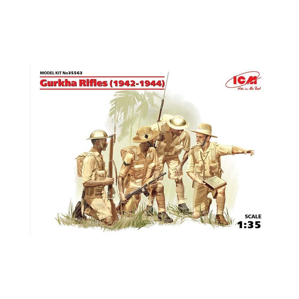 ICM 1/35 Gurkha Rifles (1942-1944) Kit 35563