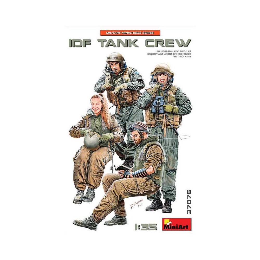 MiniArt 1/35 IDF Tank Crew 37076