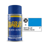 Mr Hobby Mr Colour Spray Paints Sky Blue 34 100ml S-034