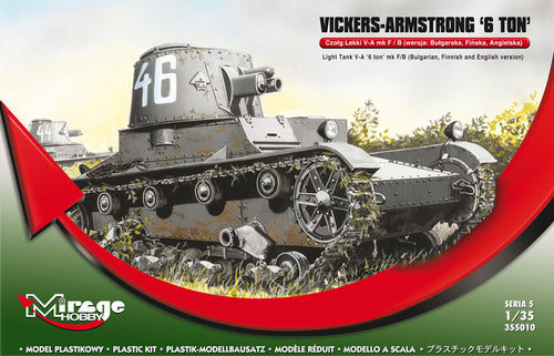 Mirage Hobby 1/35 Vickers Armstrong  6 Ton Kit 355010