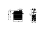 HSG-5084MG Micro Heli Tail Rotor Servo
