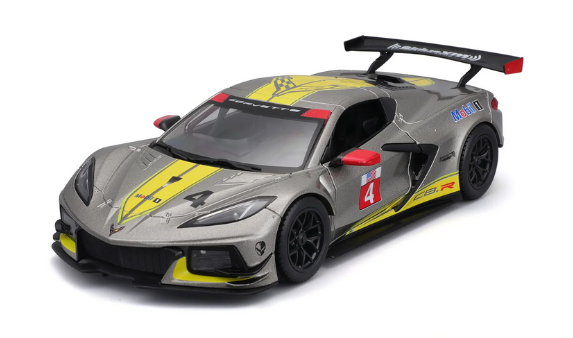 Bburago 1/24 Chevrolet Corvette C8R #3 Yellow 2022 18-28024