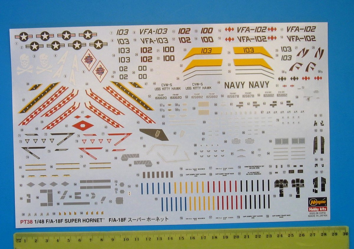 Hasegawa 1:48 F/A-18F Super Hornet - US Navy Kit HAPT38