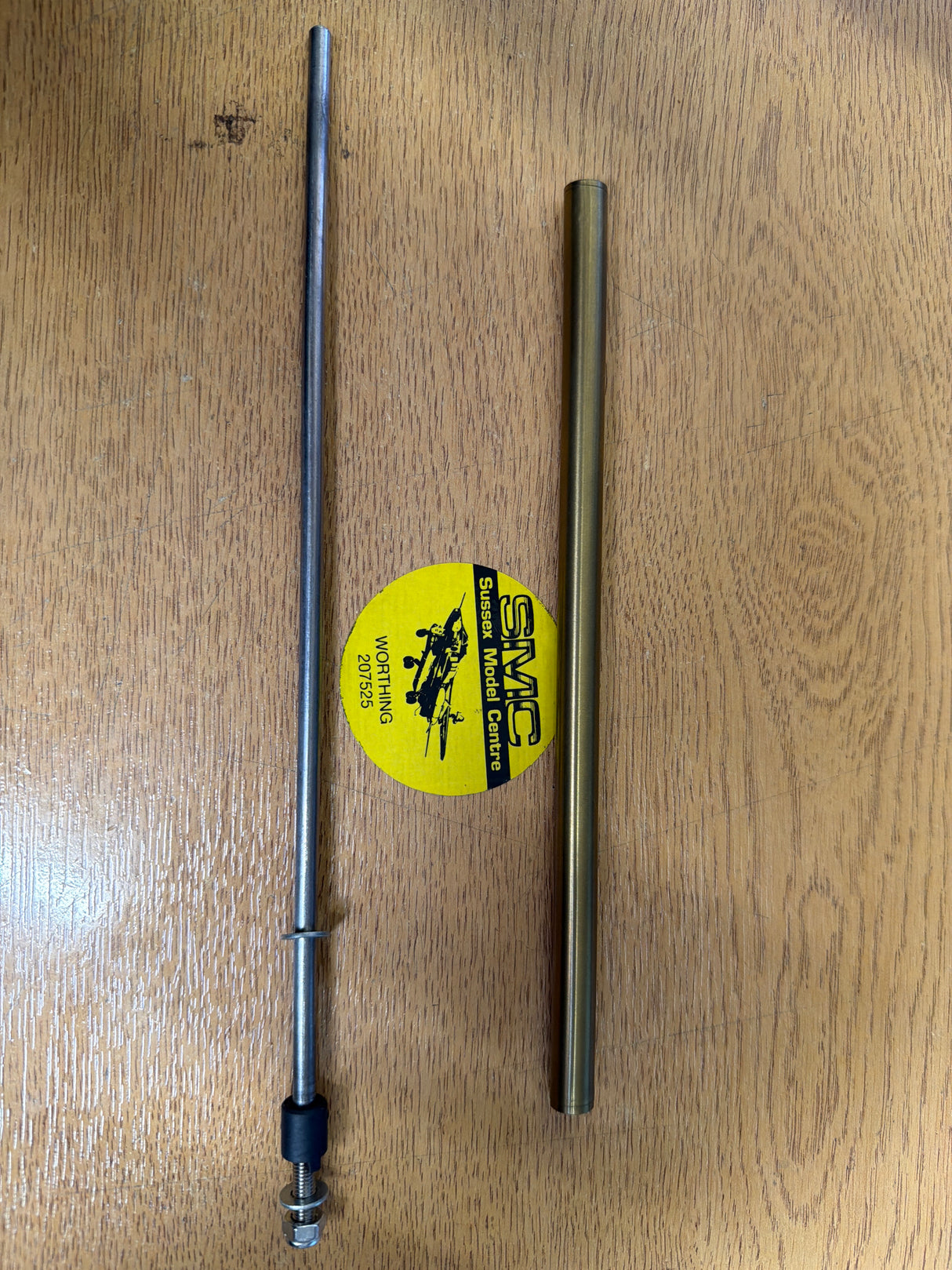 Boat Propeller Shaft 200mm Double 5mm shaft to Dog drive with 5mm Thread End