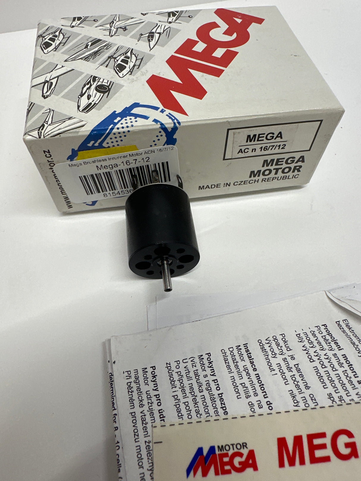 Mega Brushless inrunner Motor ACN 16/7/12