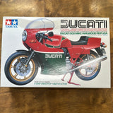 Vintage Tamiya 14019 1/12 Scale Mike Hailwood 900cc Replica Ducati Motorcycle Kit