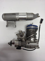 Second Hand Aircraft Engine 2-stroke Evolution 10 CC Petrol engine missing ignition unit (Box 62)