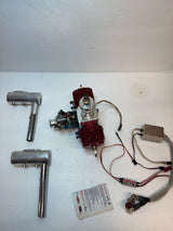 CRRCpro  55cc Petrol Engine Gagsoline twin Cylinder Side Exhaust 2-Stroke Petrol Engine second hand