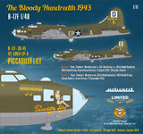 Eduard 1/48 B-17F the Bloody Hunath 1943 kit 11183