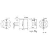 Brushed 775 DC Motor (5000rpm - 12V) - Motor Only