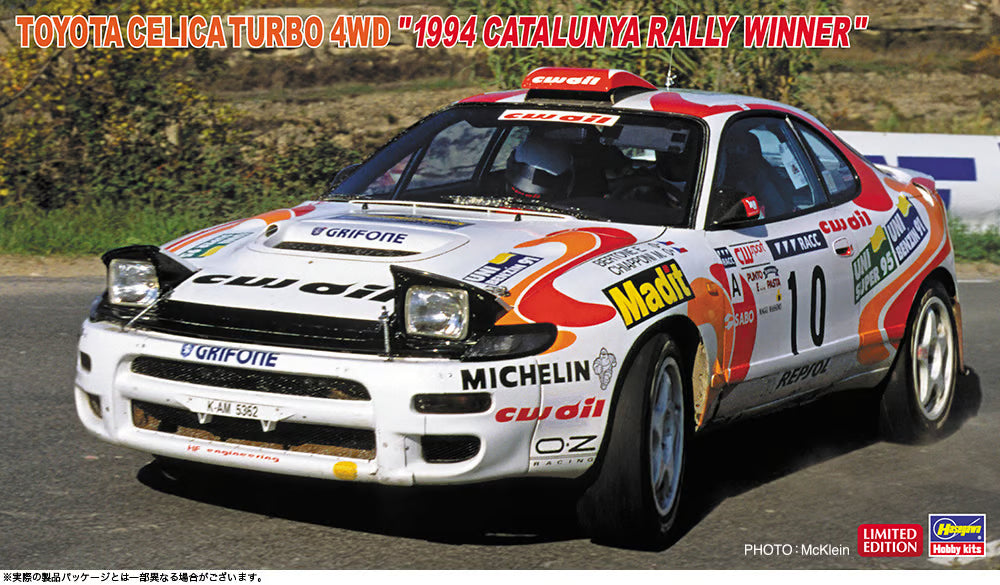 Hasegawa 1/24 1994 Toyota Celica Turbo 4WD 1st Catalunya Rally Kit