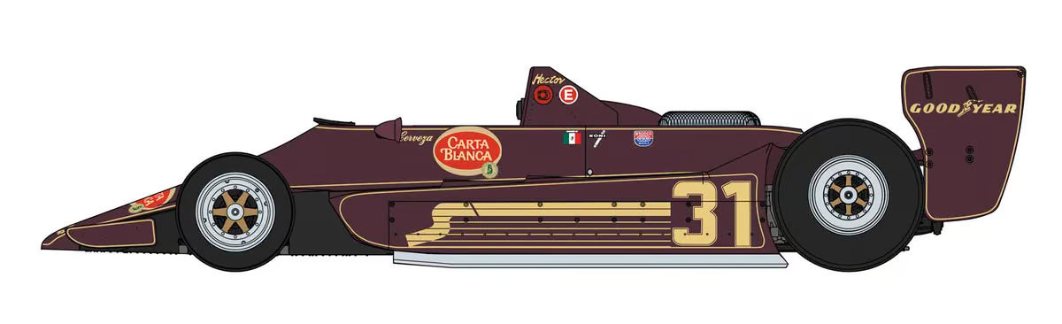 Hasegawa 1/20 1979 Lotus 79 - Team Rebaque Car No.31 Model Kit 20813