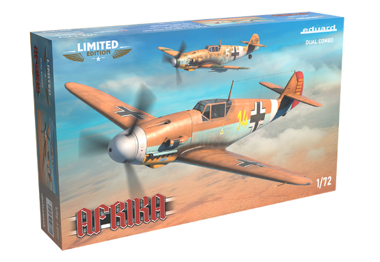 Eduard 1/72 Afrika Dual Combo Kit - Bf 109F-4/Trop. & Bf 109-2/Trop. 2112