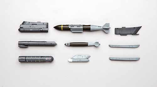 Hasegawa 1/72 Aircraft Weapons IX (US Joint Direct Attack Munitions & Target Pods) Kit HAX7214