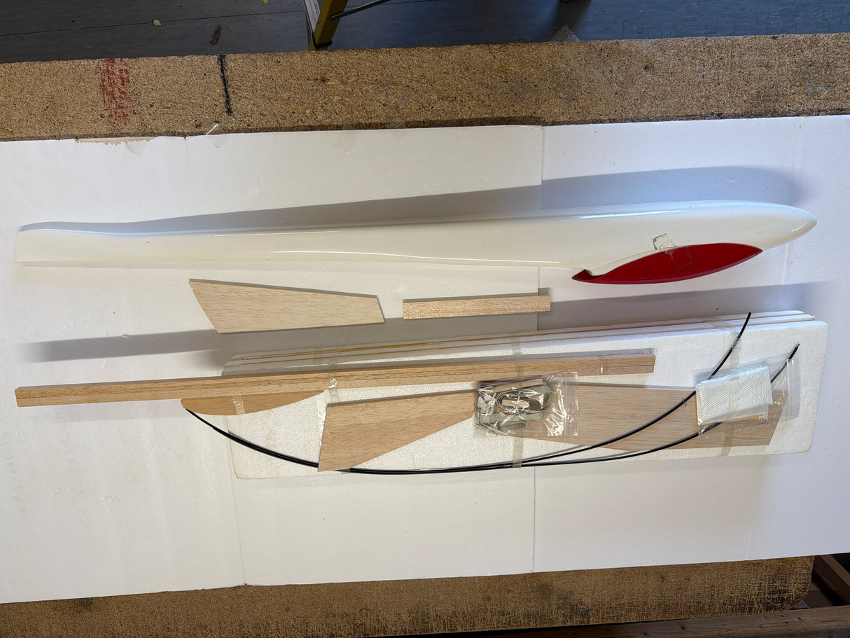 Prelude Glider kit glass fuss Foam wings