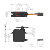 MD85MG Industrial Servo Digital 25g 4.3kg/0.13s 4.8 - 6.0V View 1 View 2 Hitec MD85MG Industrial Servo Digital 25g 4.3kg/0.13s 4.8 - 6.0V