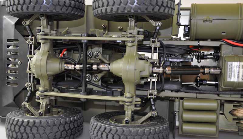 U.S. Military rc model truck 8x8 tipper 1/12 military green - Ex Display